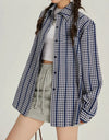 Stripe Easy Long Sleeve Casual Top
