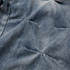 Modern Designer Relaxed Pintuck Denim Bell Leg Denim