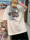 Pro-Quality Far-East Cotton Letter Print T-Shirt