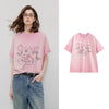 Frosted Heat-Wave Laid-Back Short Sleeve T-Shirt