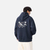 2000s Dino Skeleton Print Sweatshirt