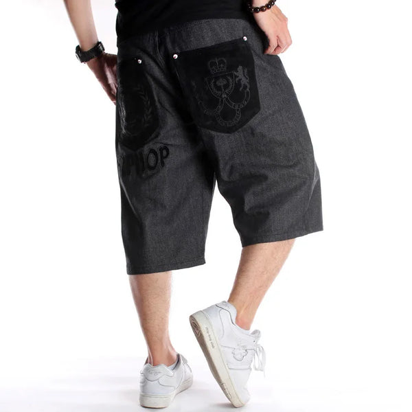 Silk Noir Street Denim Shorts alternatif görünüm