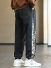 Relaxed Bear Mosaic Denim Trousers