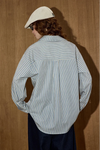 Easy Wear Stripe Soft Long Shirt