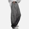 Autumn Plaid Straight Trousers