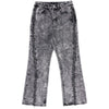 Yıkanmış İspanyol Paça Jean Pantolon, detay görünüm — Navra Wear