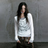 Heritage Shinjuku Digital-Age Mosaic Letter T-Shirt