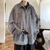 Soft Boy K-Style Relaxed Woven Top