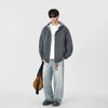 Ekose Fermuarlı Oversize Sweatshirt, detay görünüm — Navra Wear