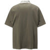 Old School Rebel-Cut Torn-Vibe Patched Ripped Collar-Knit Collar T-Shirt