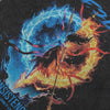 Oversized Retro-Faded Cel-Shaded Acid-Rinsed T-Shirt