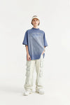 Sun-Bleached Tie-Dye Relaxed-Cut T-Shirt