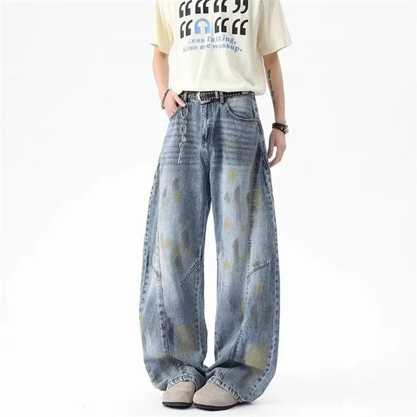 Metro Heritage Faded Batik Graphic Denim alternatif görünüm