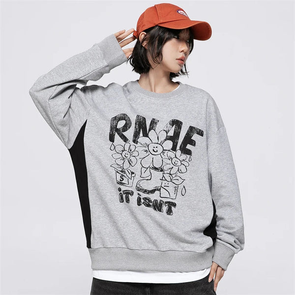Bloom Happy Face Sweatshirt alternatif görünüm
