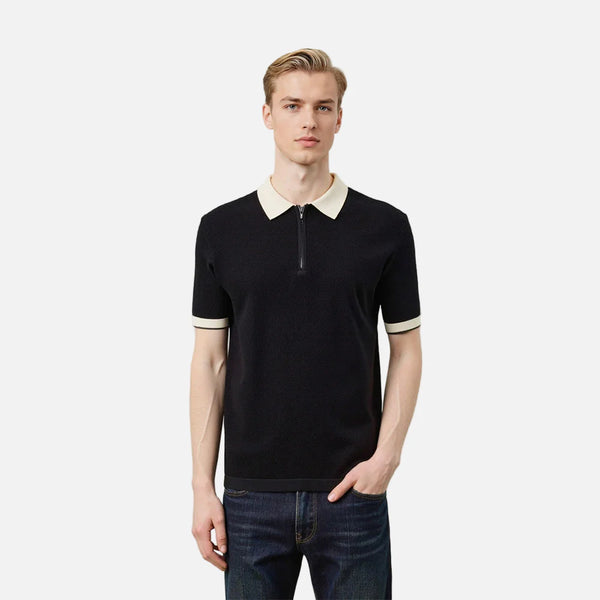 Back-In-Time Heartland Style Enduring Placket-Neck T-Shirt alternatif görünüm
