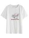 Flattering Sundaze Sewn-Detail T-Shirt