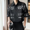 Midnight Vantage Print Mens Casual Top