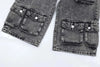 Bol Kesim Jean Şort, önden görünüm — Navra Wear