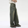 Flexible Heritage Faded Relaxed Bell Leg Denim