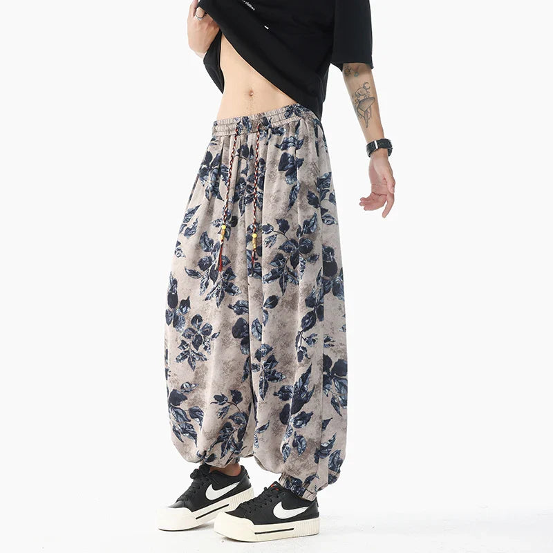 Comfort Print Harem Trousers