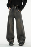 Rust High-Rise Denim