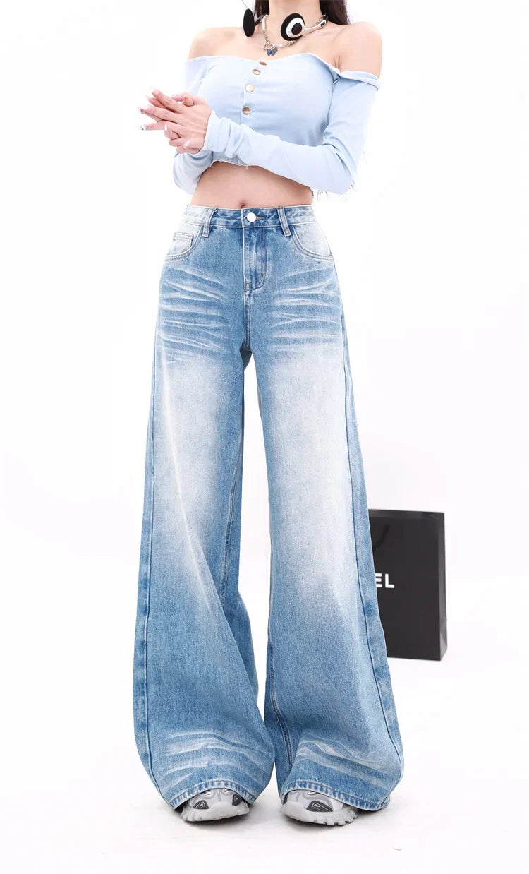 Soft Girl Comfort Bell-Leg Denim
