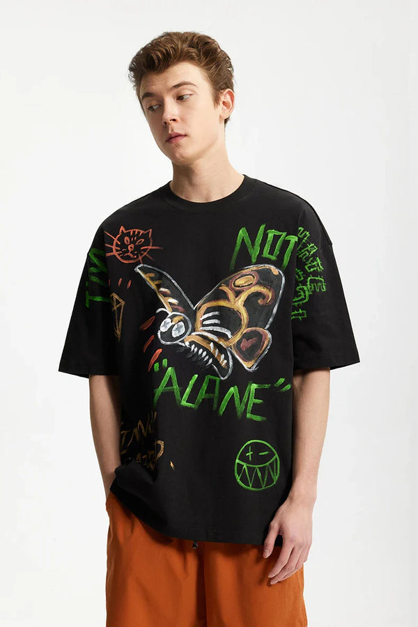 Vibrant Expressions Artwork T-Shirt alternatif görünüm