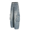Metro Faded Multi-Utility Bell Leg Denim