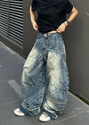 Metro Blue Goth Relaxed Denim