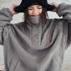 Polar Basic Sweatshirt, yakın çekim — Navra Wear