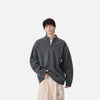 Soft Quarter-Zip Texture Top