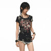 Dirty-Art Aesthetics Tattoo Print T-Shirt