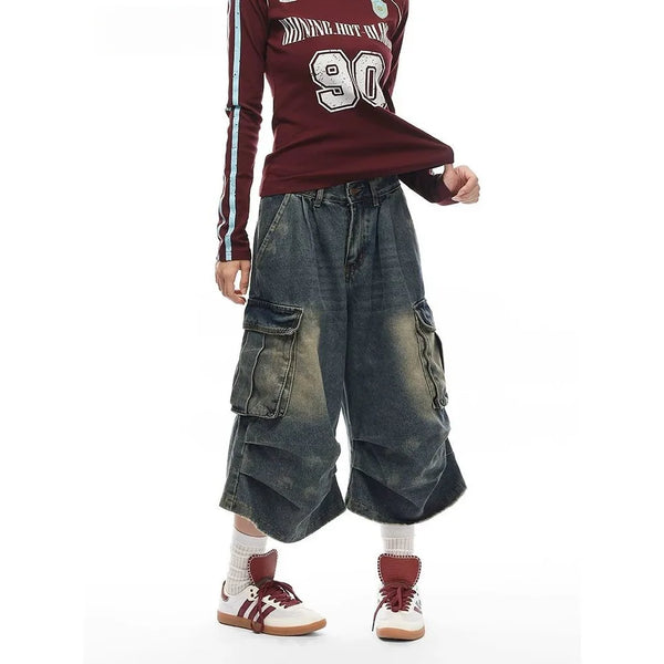 Heritage Relaxed High-Rise Denim Shorts