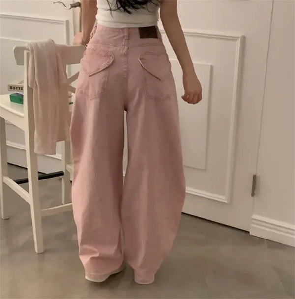 Women Classic High-Rise Rinse Relaxed Denim alternatif görünüm