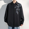 Bloom Stitch Oversized Casual Shirt
