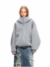Thick Cool Boxy Zip Sweatshirt