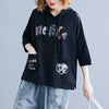 Script Hood Cute Casual Top