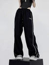 Kadın Vintage Çizgili Jogger, önden görünüm — Navra Wear