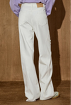 Light Wash Relaxed Fit Bell Leg Denim