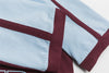 Color Block Tişört, önden görünüm — Navra Wear