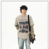 Camo Ripped Punk Long Sleeve Top