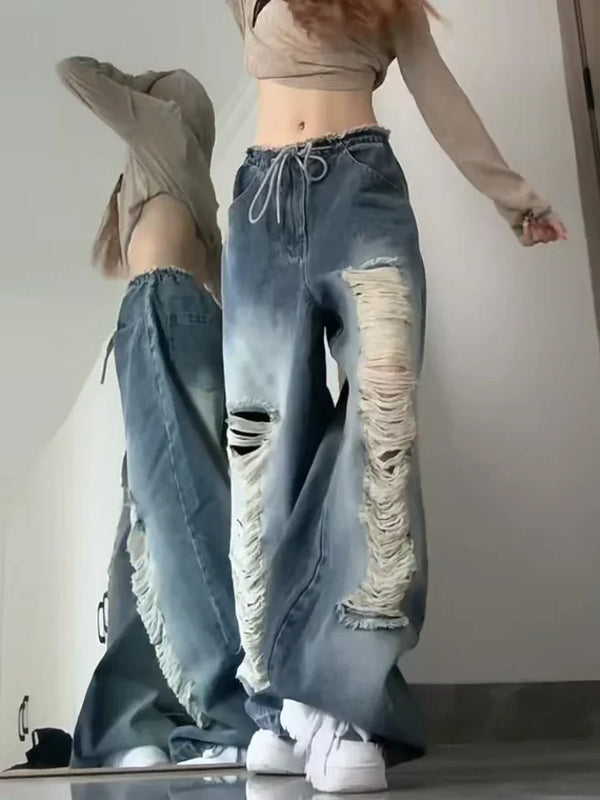 Heritage Torn Urban Beat Bell Leg Denim