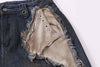 Vintage Yıkanmış Yırtık Detaylı Jean Pantolon, kombin görünüm — Navra Wear