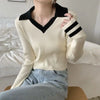 Women Chilled Chic Slim Fit Knitted Sport-Collar T-Shirt