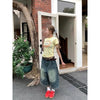 2000s Metro Heritage Beaded High-Rise Denim Shorts