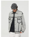 Slate Seoul Classic Moto Denim Jacket