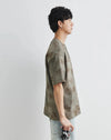 Men's Block-Style Revival Ink Dye Maple Leaf T-Shirt