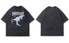 Dinozor Baskılı Tişört, detay görünüm — Navra Wear