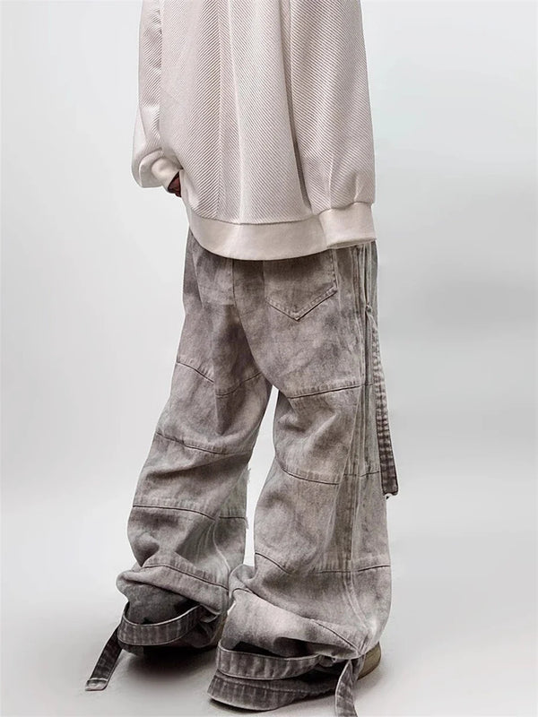Heritage Torn Hole Batik Denim alternatif görünüm