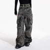 Y2K İspanyol Paça Jean Pantolon, stil görünüm — Navra Wear
